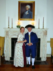 Anne and Ridley at the Proprietary House