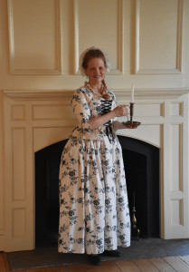 Anne at the Van Horne House--photo copyright Ridley Enslow